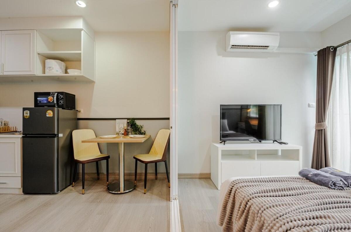 Apartamento Sense Of London Bts Baring Ban Khlong Samrong Exterior foto